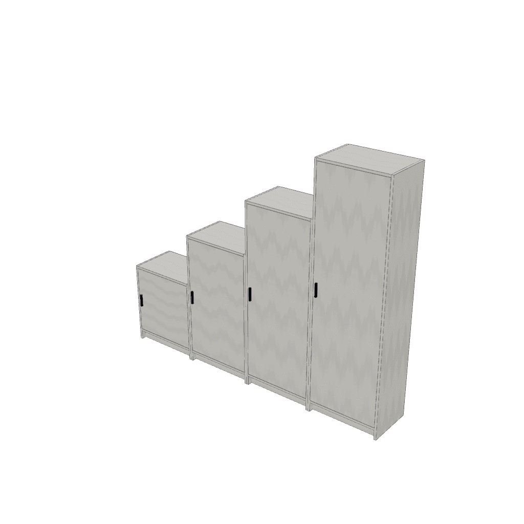 Bajo escalera — mueble de referencia del cálculo