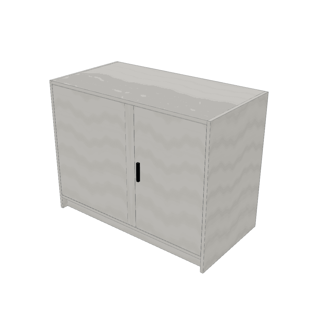 Bajo mesada esquinero — mueble de referencia del cálculo