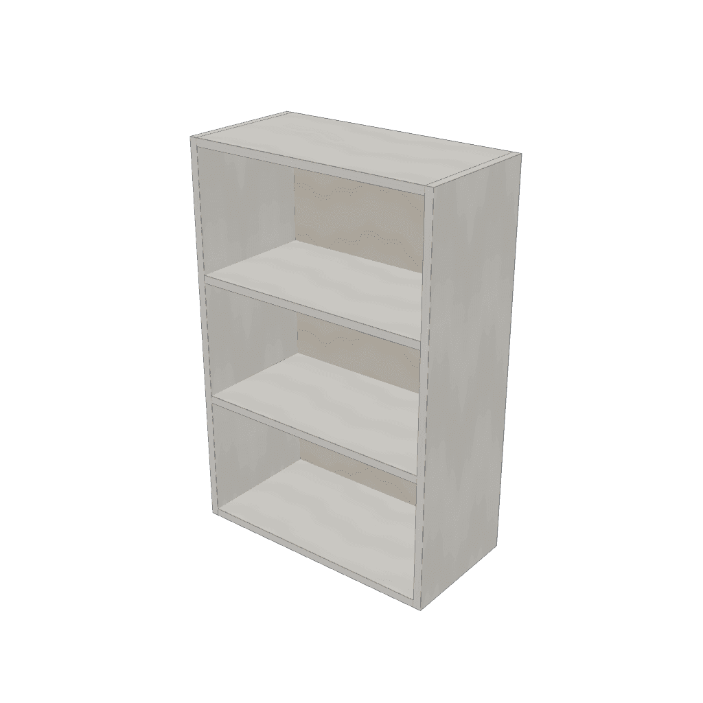 Biblioteca baja — mueble de referencia del cálculo