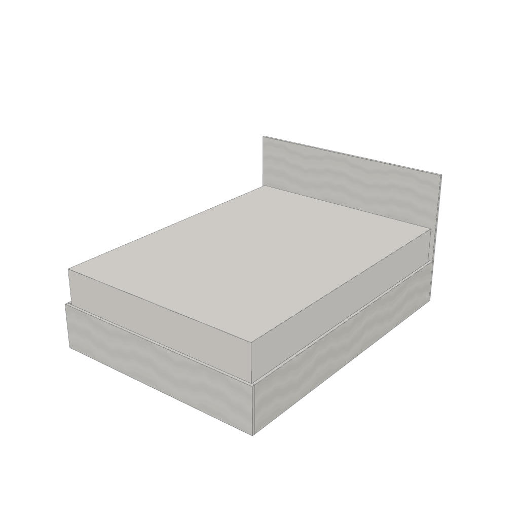 Cama matrimonial — mueble de referencia del cálculo