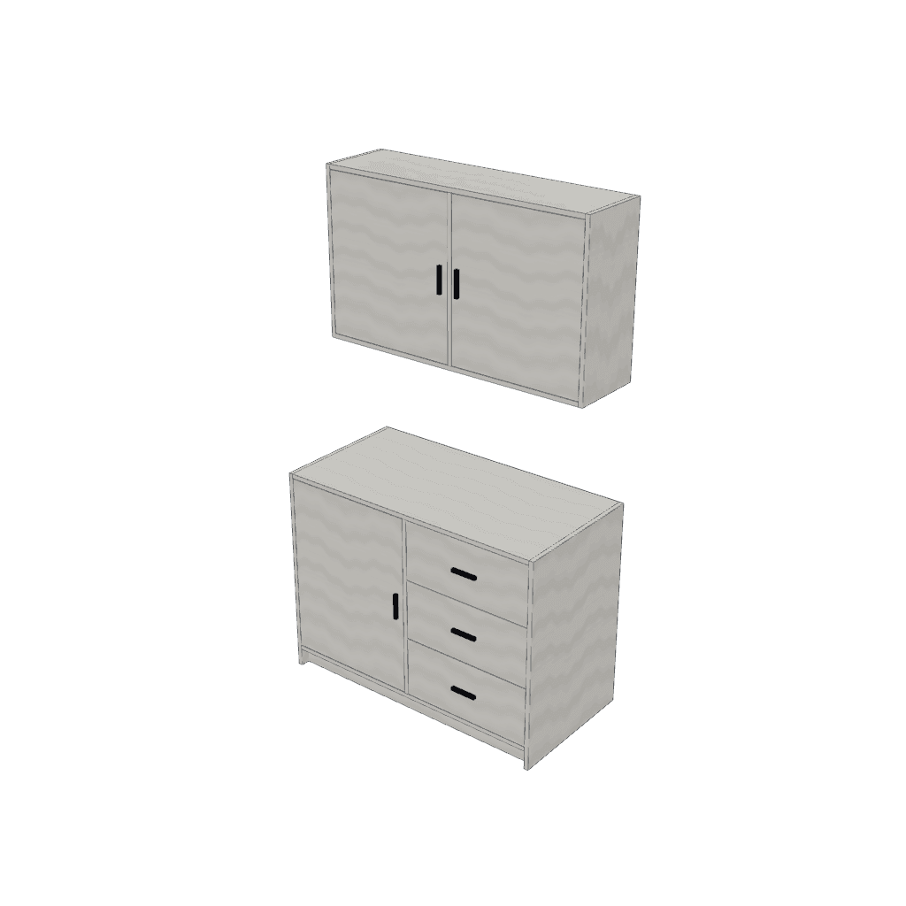 Bajo mesada + alacena — mueble de referencia del cálculo