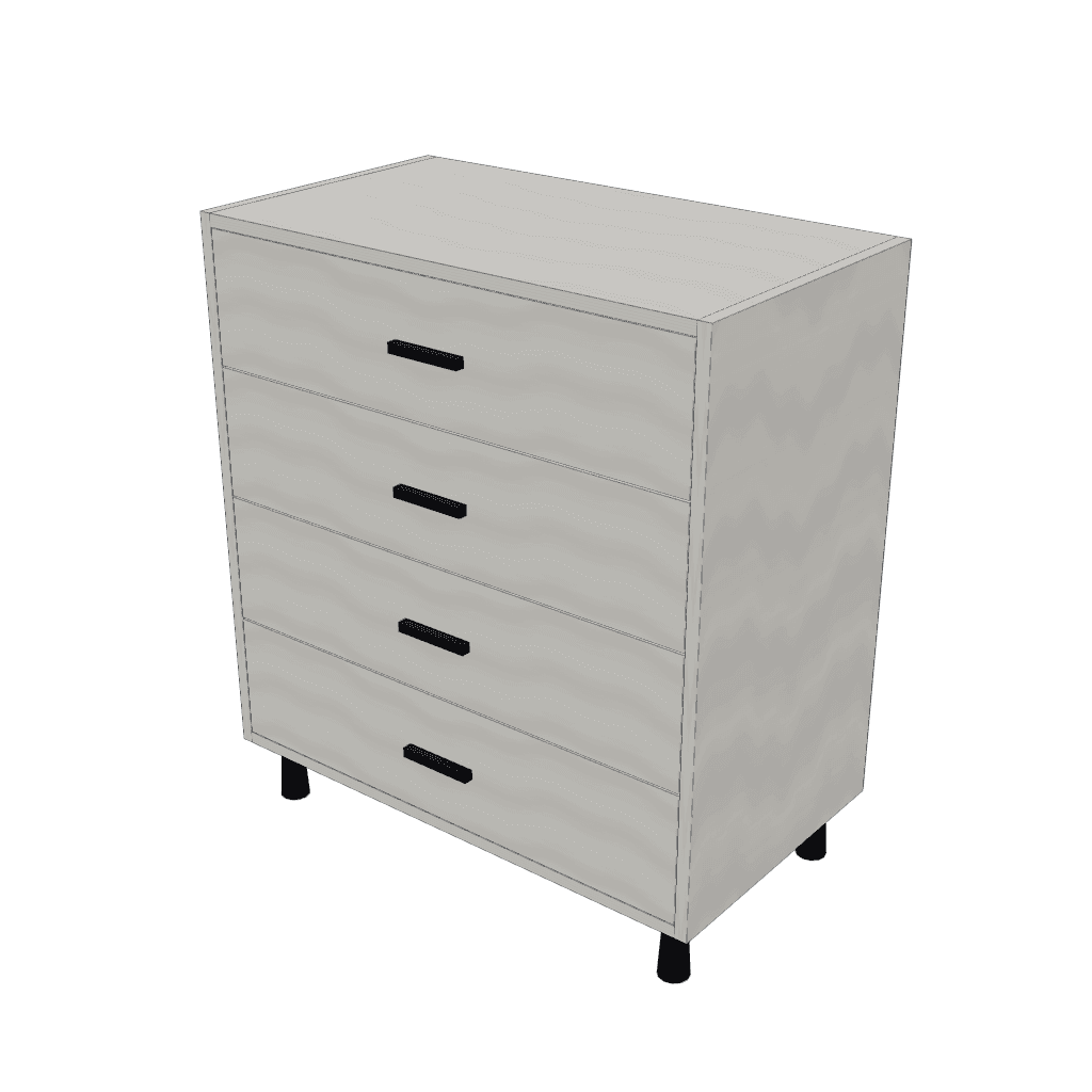 Cómoda / cajonera — mueble de referencia del cálculo