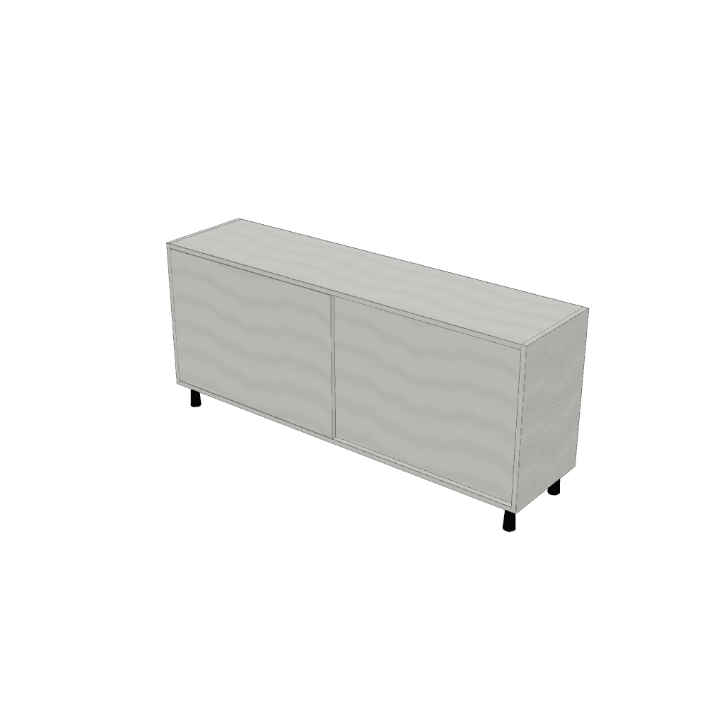 Credenza corrediza — mueble de referencia del cálculo