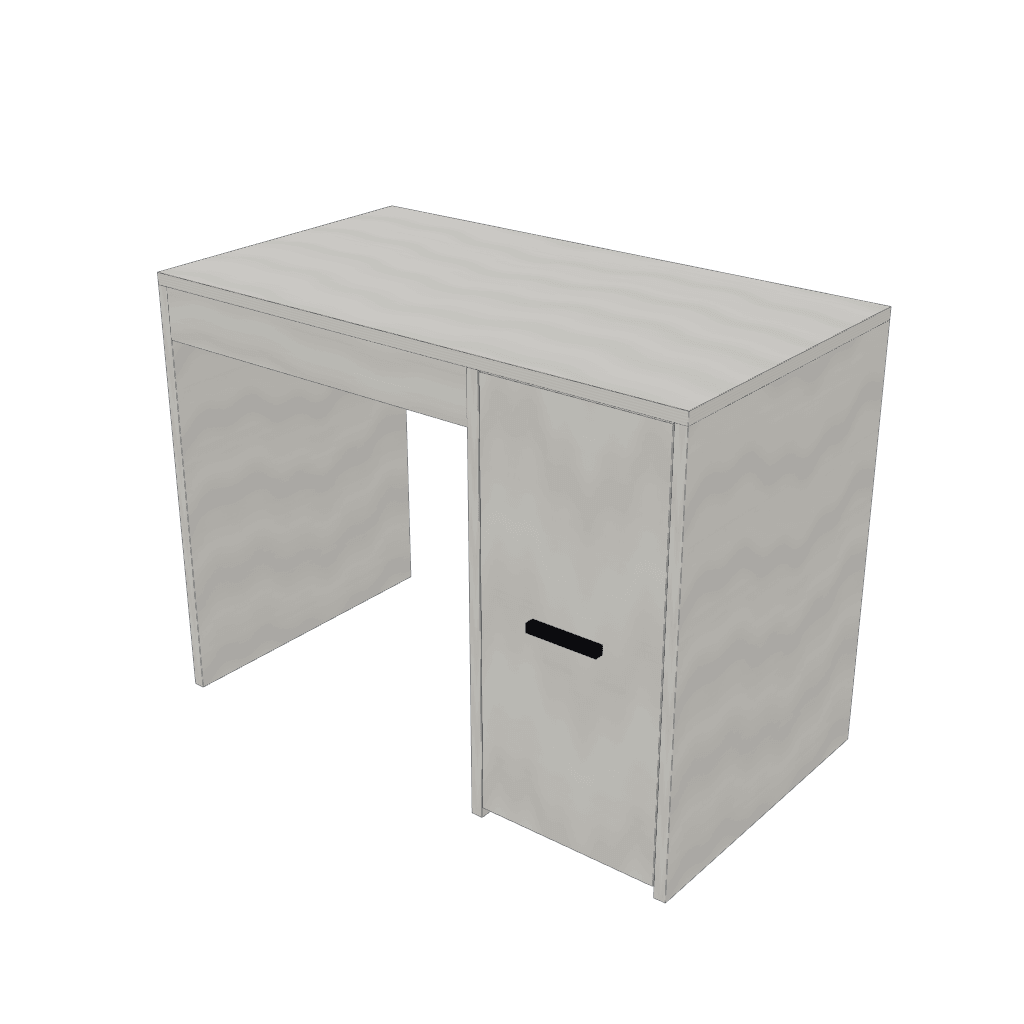 Escritorio infantil — mueble de referencia del cálculo