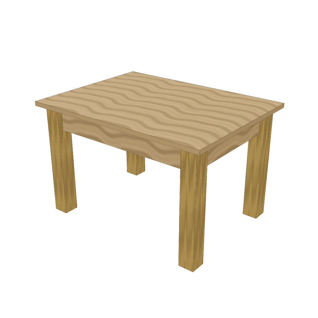 Mesa infantil de actividades — mueble de referencia del cálculo
