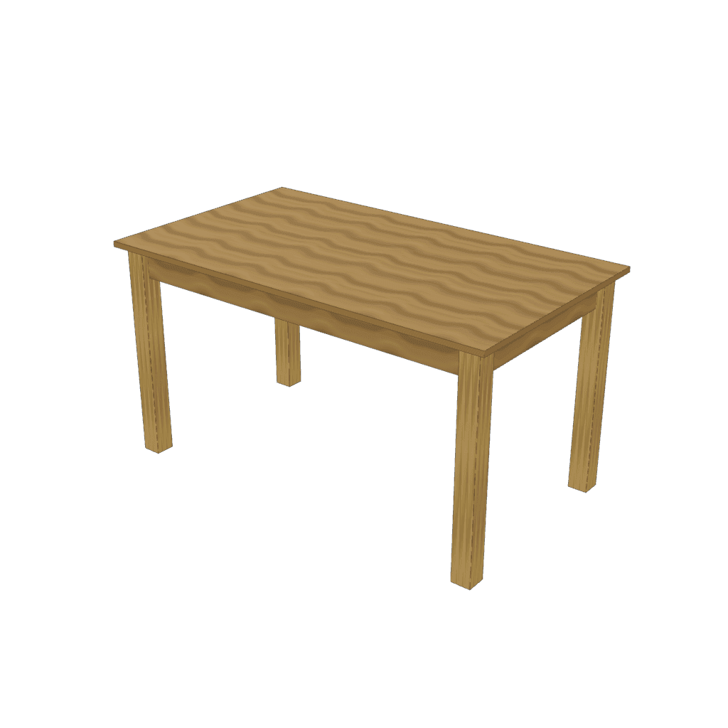 Mesa de jardín — mueble de referencia del cálculo
