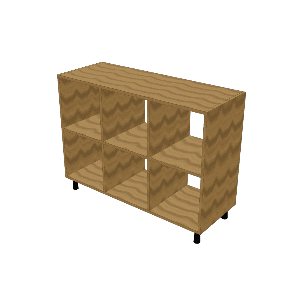 Mesa de macetas — mueble de referencia del cálculo