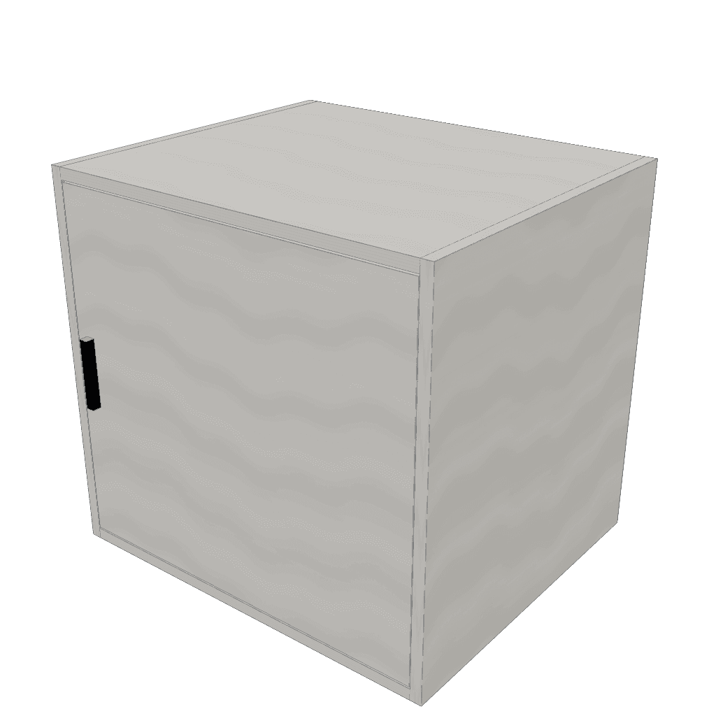 Mueble arenero para gatos — mueble de referencia del cálculo