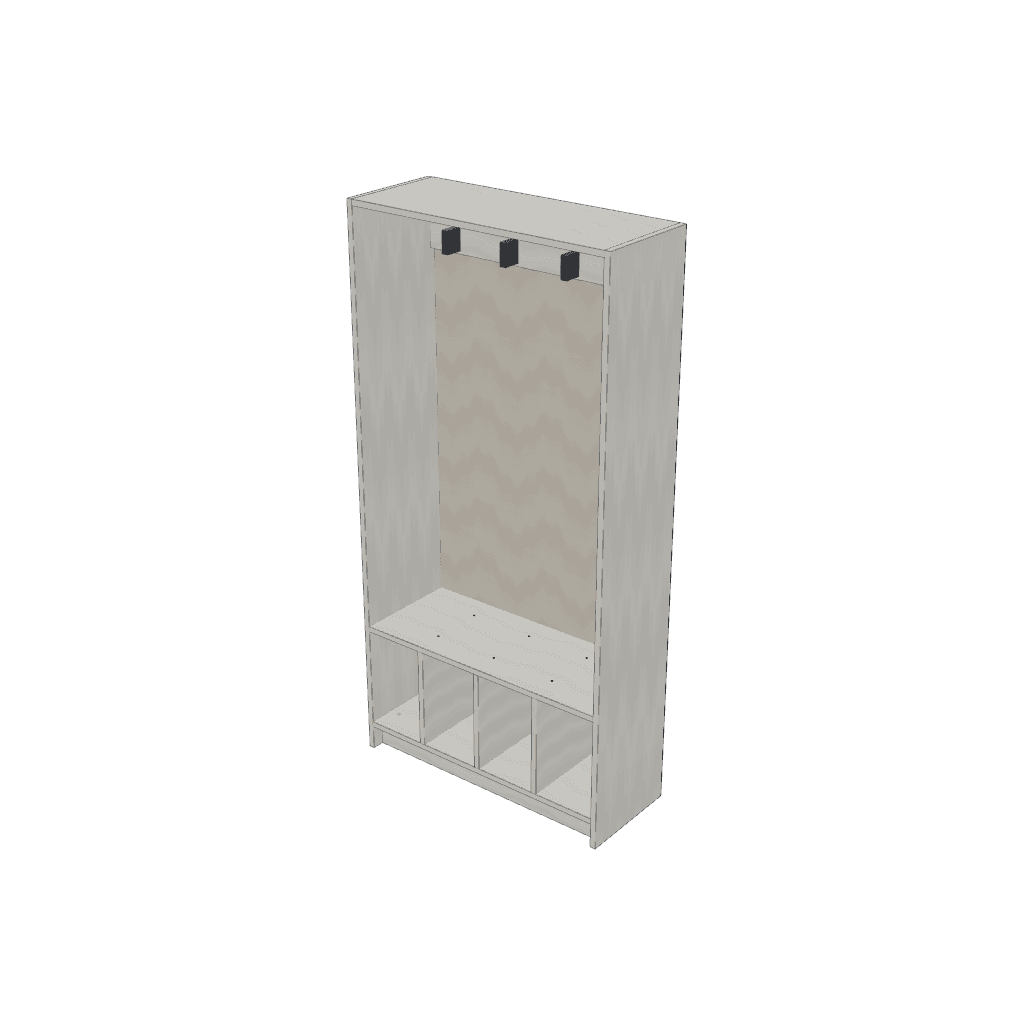 Mueble recibidor — mueble de referencia del cálculo