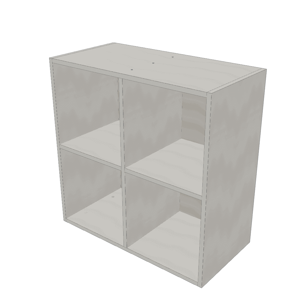 Mueble para vinilos — mueble de referencia del cálculo