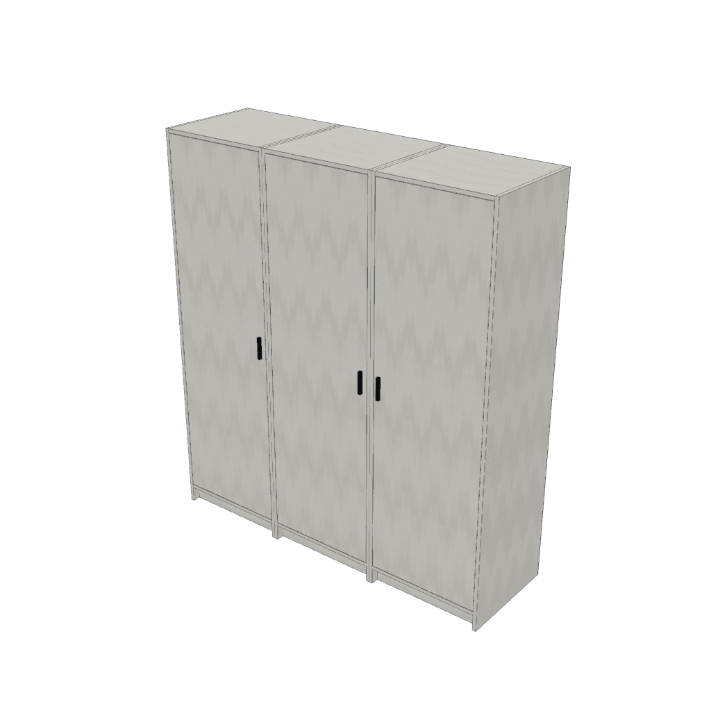 Placard 3 puertas — mueble de referencia del cálculo