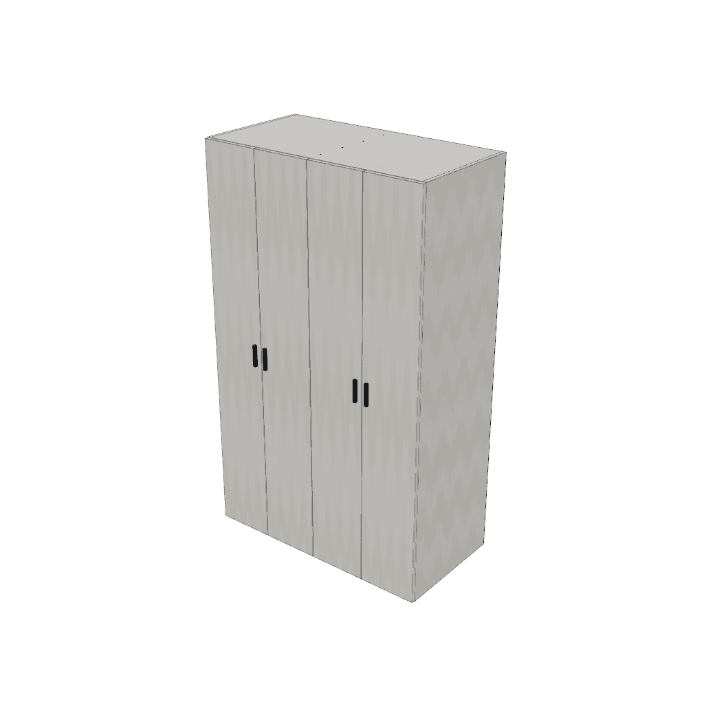Placard con caja con llave — mueble de referencia del cálculo