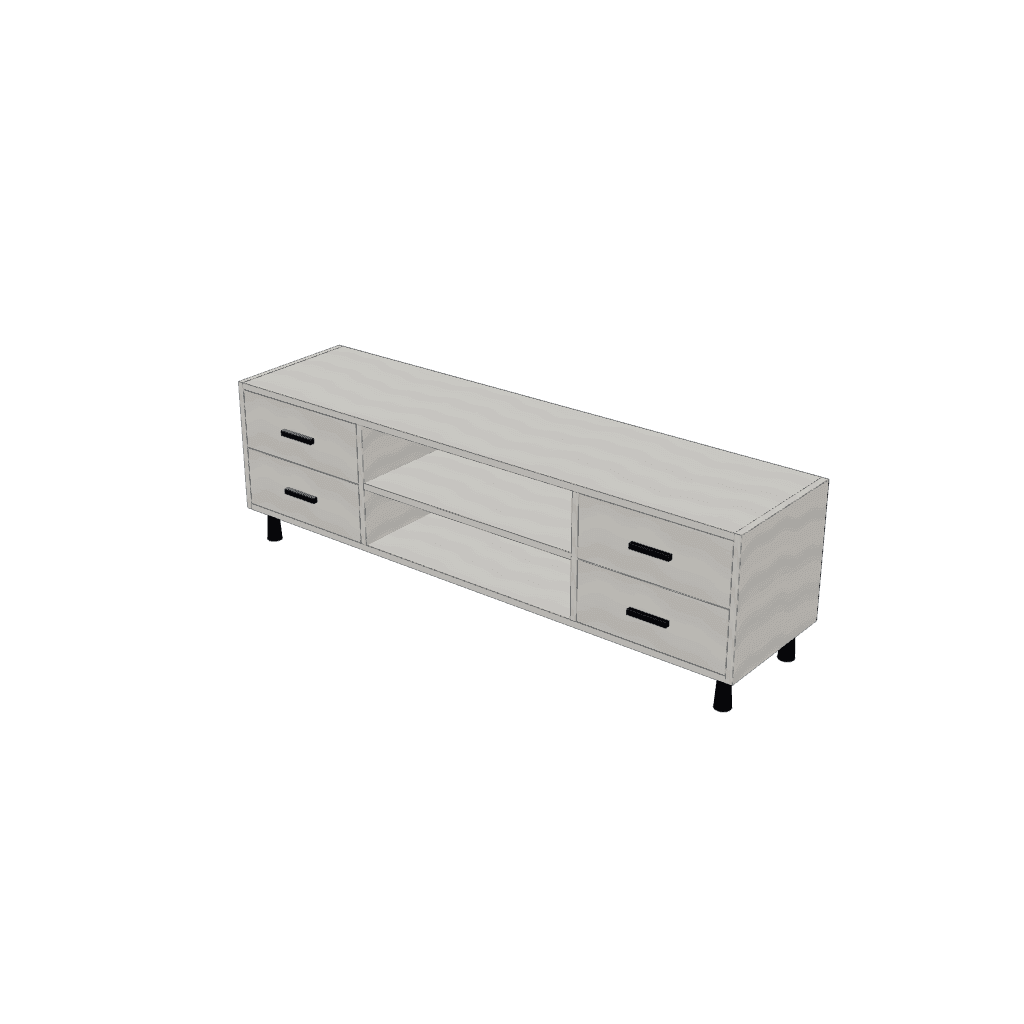 Rack de TV — mueble de referencia del cálculo
