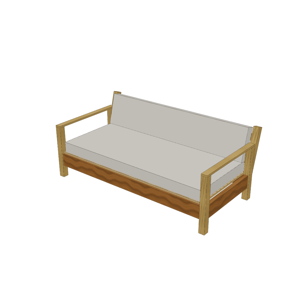 Sofá 3 plazas — mueble de referencia del cálculo
