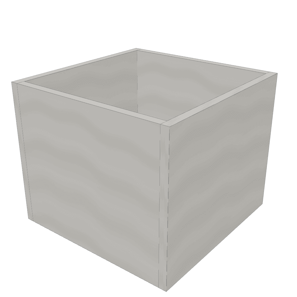 Cajón contenedor — mueble de referencia del cálculo