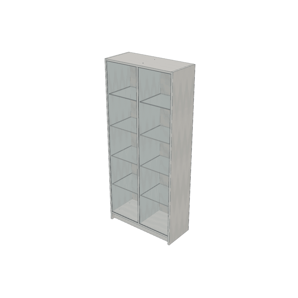 Vitrina de living — mueble de referencia del cálculo